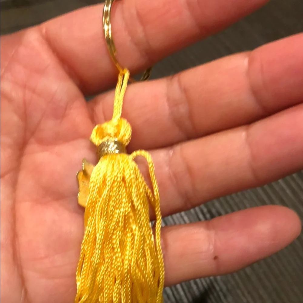 Yellow Tassel Keychain lot of at least 48